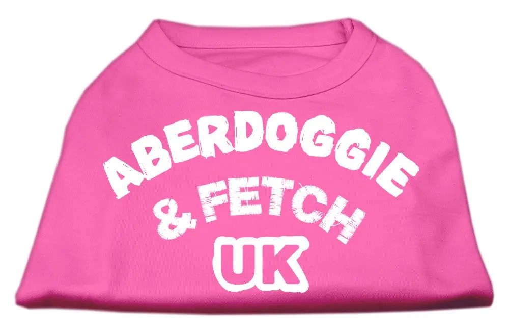 Aberdoggie UK Screenprint Shirts Bright Pink Sm (10)