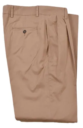 Charleston Khakis Fineline Poplin Pleated<br>Regular Rise