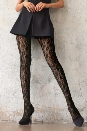 Chary B15 Patterned Fishnet Tights