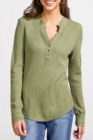 Henley Top with Buttons