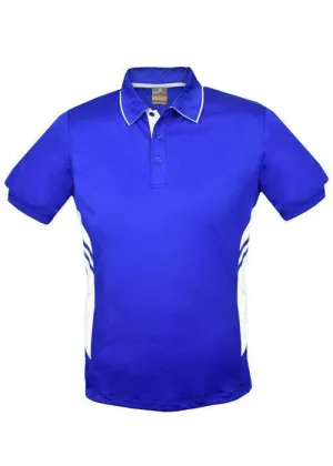 Kids Tasman Polo Royal/White