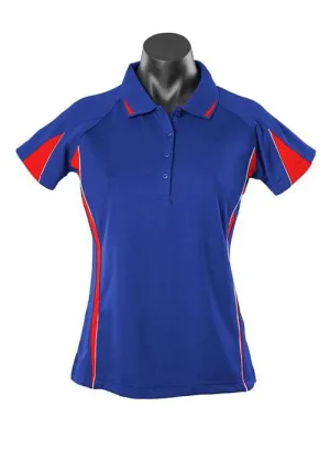 Ladies Eureka Polo Royal/Red