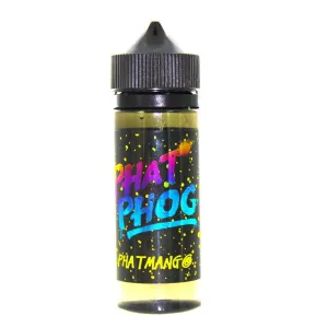 Phat Phog E-liquid - Phat Mango 100ml Short Fill   includes 2 x 10ml Nic shots 18mg (120ml Bottle)