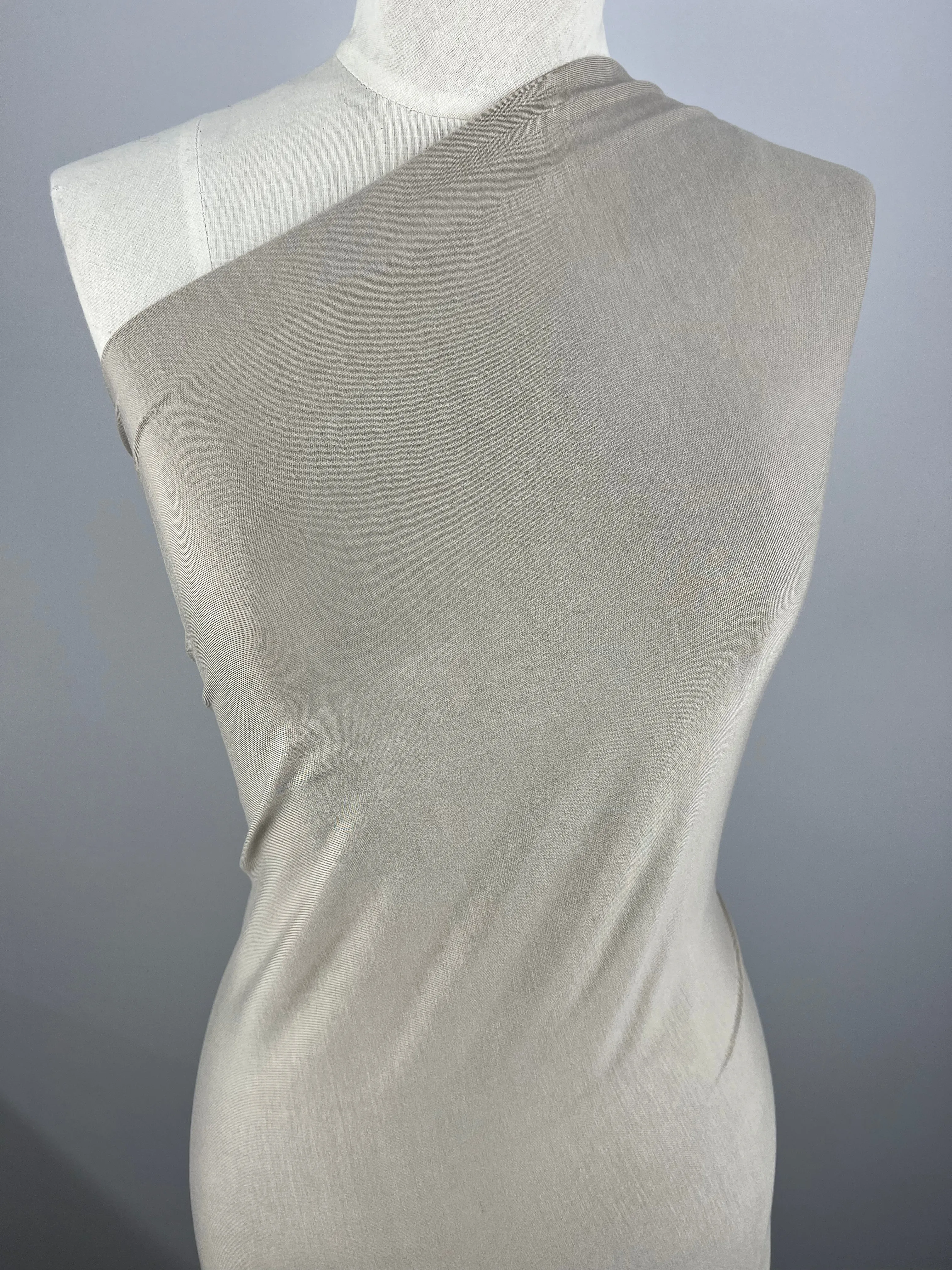 Rayon Lycra - Silver Grey - 150cm