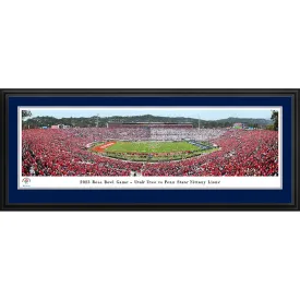 Rose Bowl Stadium Champions "Kickoff" in Deluxe Frame