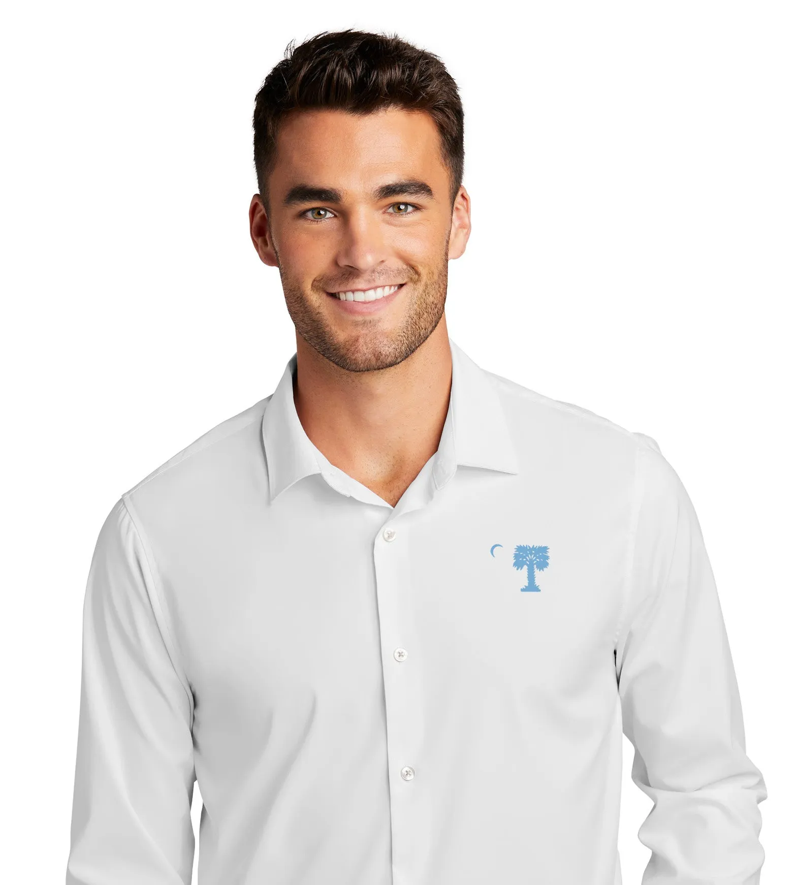 The Citadel, Crescent Palmetto, Long Sleeve Stretch Shirt