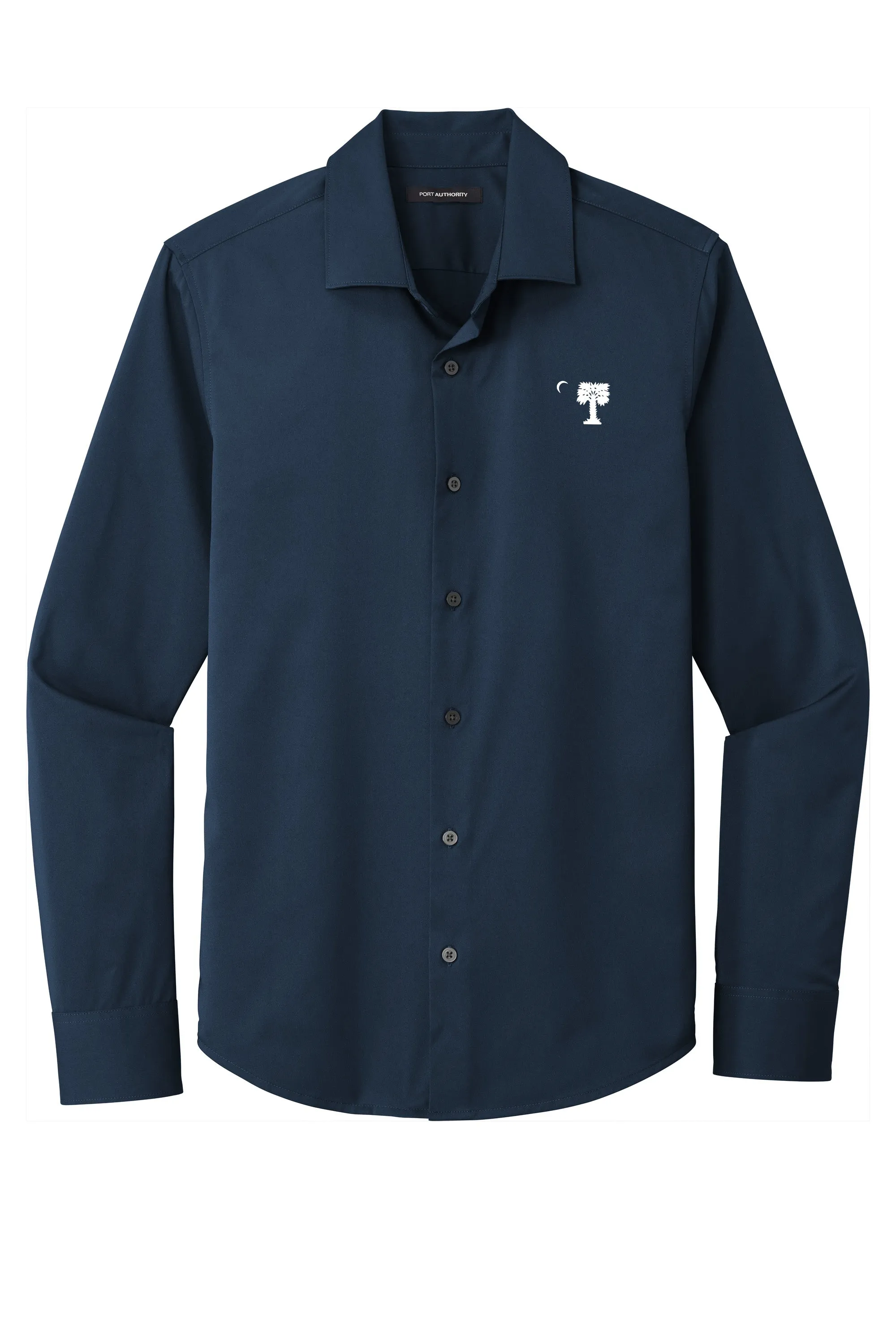 The Citadel, Crescent Palmetto, Long Sleeve Stretch Shirt