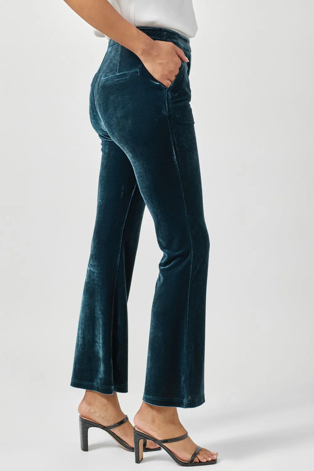 Velvet Flare Trouser