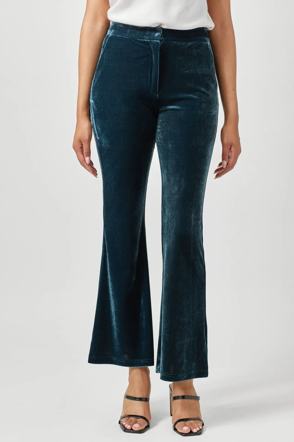 Velvet Flare Trouser